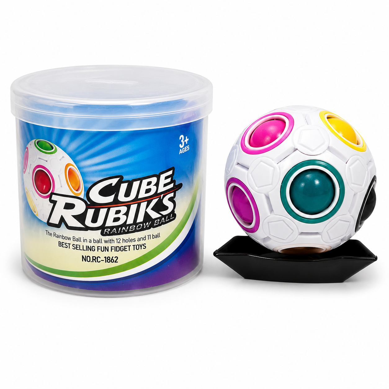 Rainbow Ball Cube