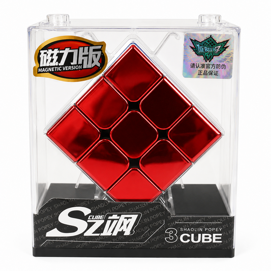 Cubo 3x3 Magnético Metalizado  – Shaolin Popey