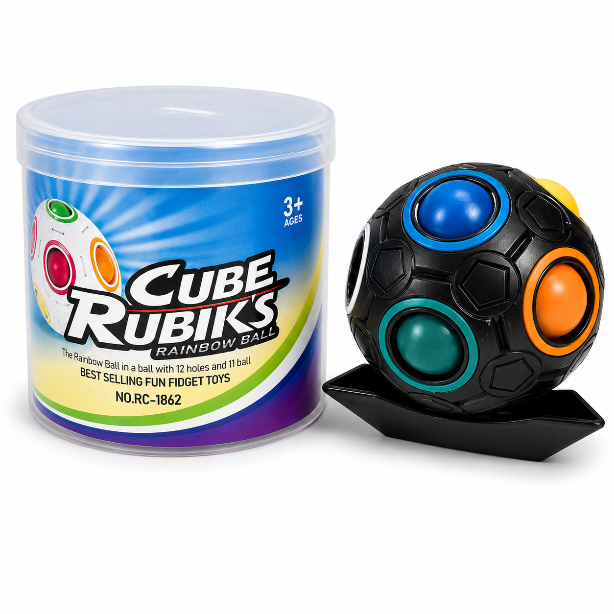 Rainbow Ball Cube