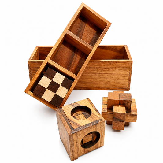 Caja de 3 puzzles
