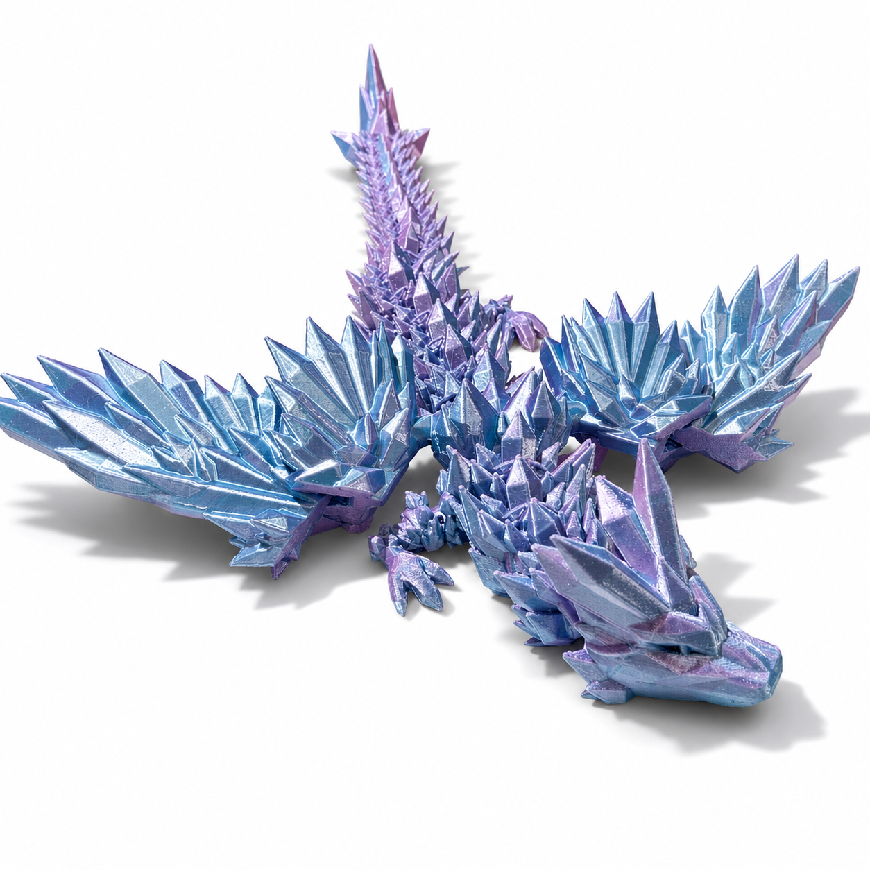 Dragon Cristal  3D Con Alas Grande
