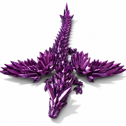 Dragon Cristal  3D Con Alas Grande