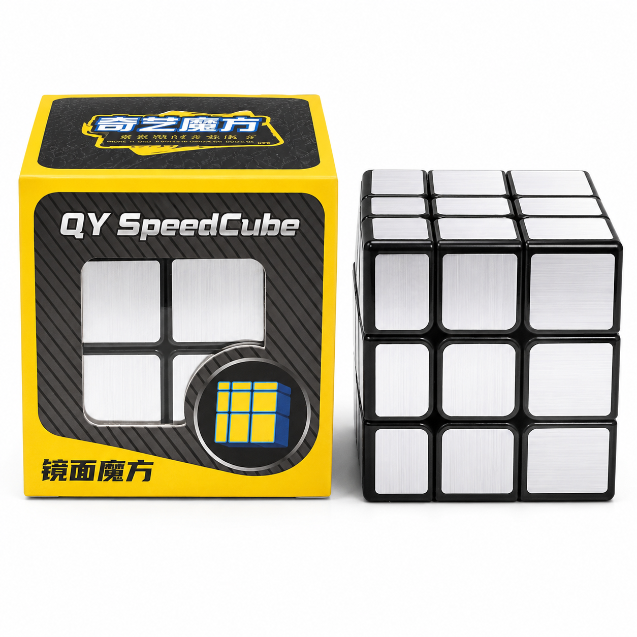 Cubo Mirror 3x3 Plateado